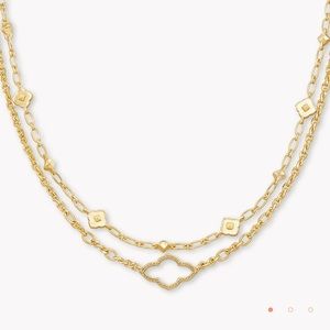Kendra Scott Abbie Multi Strand Necklace in Gold